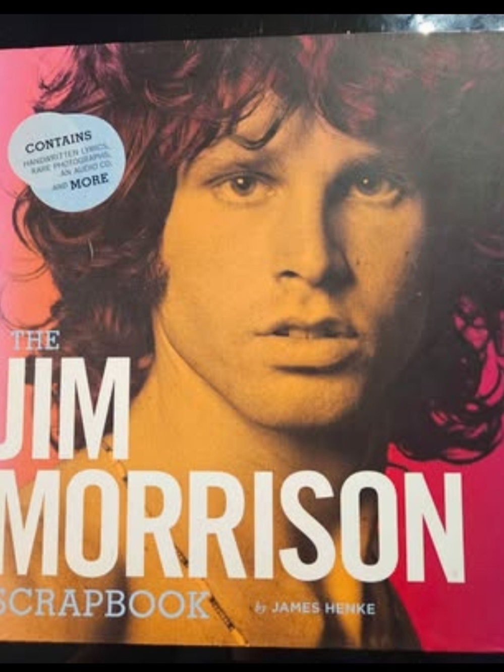 The Jim Morrison Scrapbook - Pink/Orange Cover